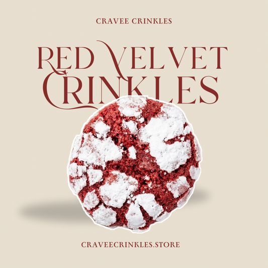 Red Velvet Crinkles (8 pieces)