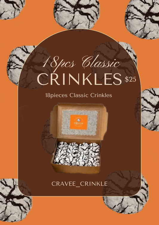 18 pieces Classic Crinkles